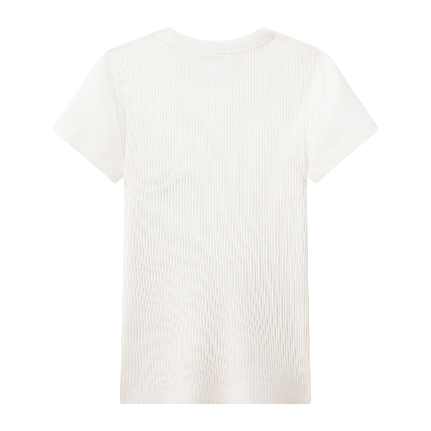 Camiseta "ajustada" con estampado de Ostra en Blanco