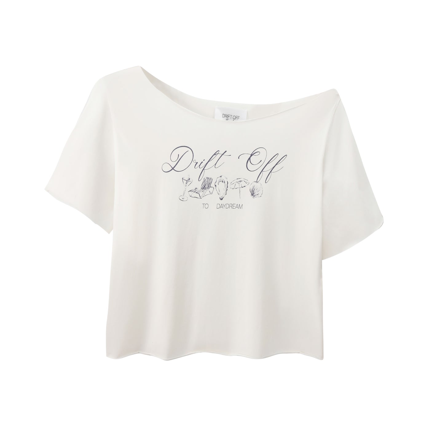 Top de bikini con hombros descubiertos en Blanco