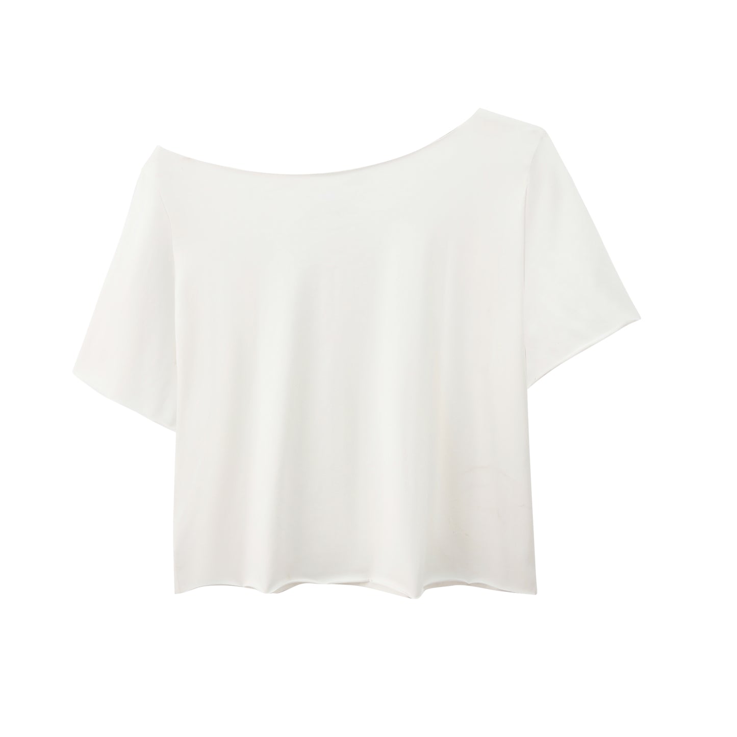 Top de bikini con hombros descubiertos en Blanco