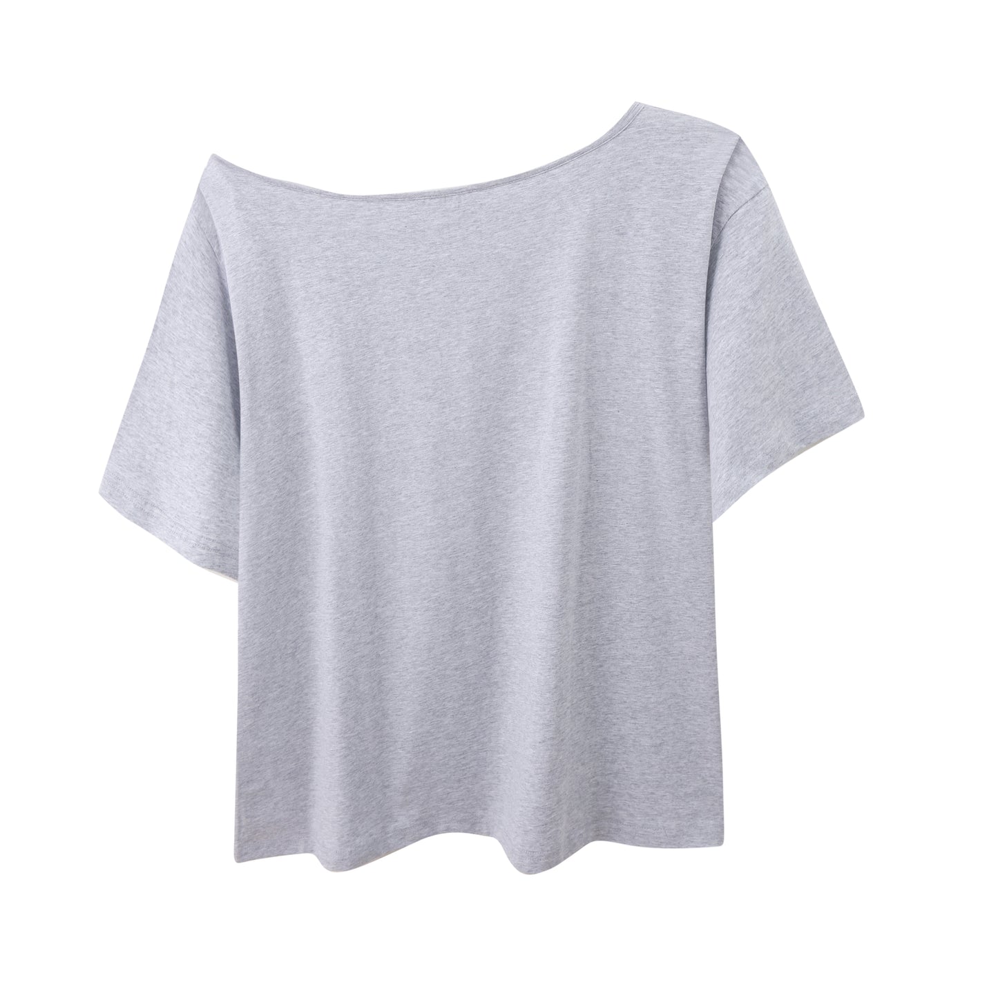 Top de bikini con hombros descubiertos "Mermaid" en Gris