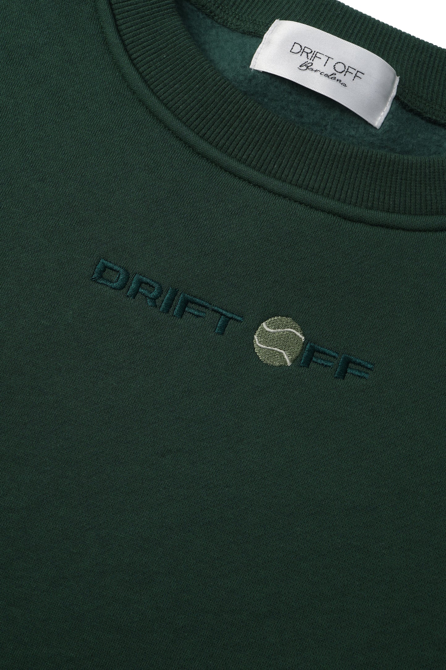 Sudadera Churro y Tenis en color Verde Oscuro