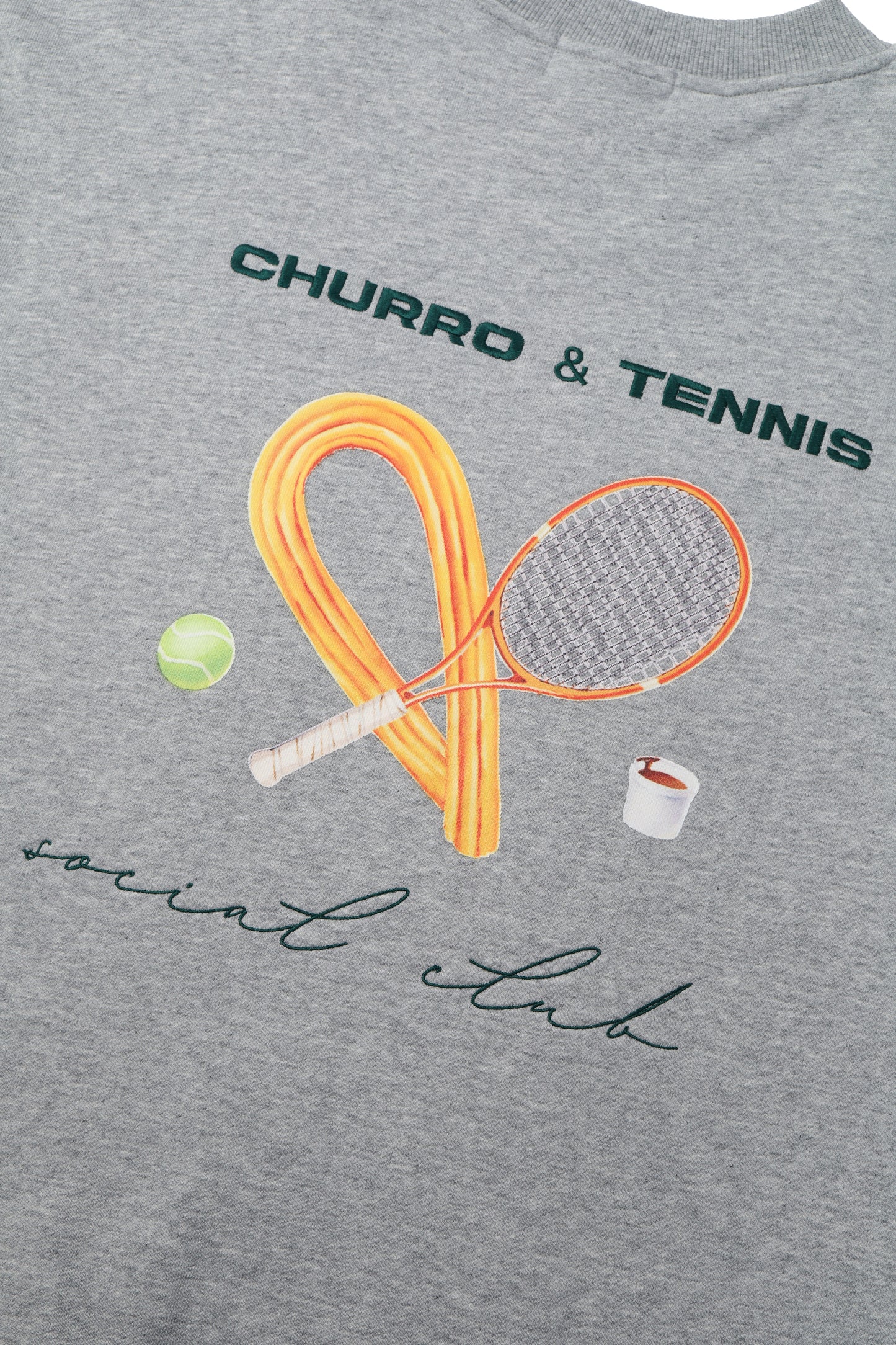 Sudadera Churro y Tenis en color Gris