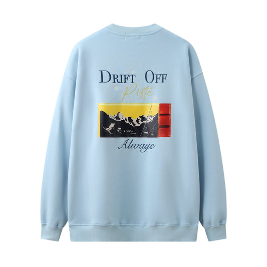 Sudadera Ski Spa Resort en color Azul Cielo