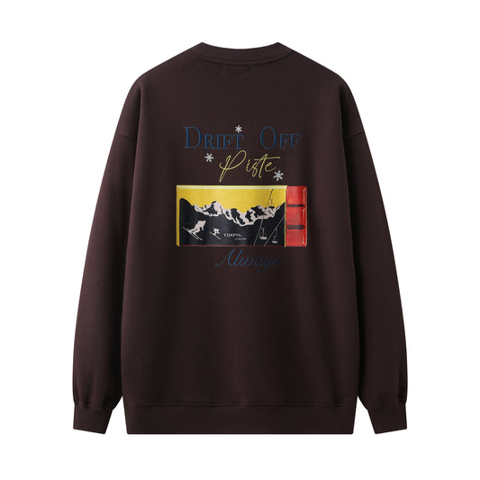 Sudadera Ski Spa Resort en color Chocolate