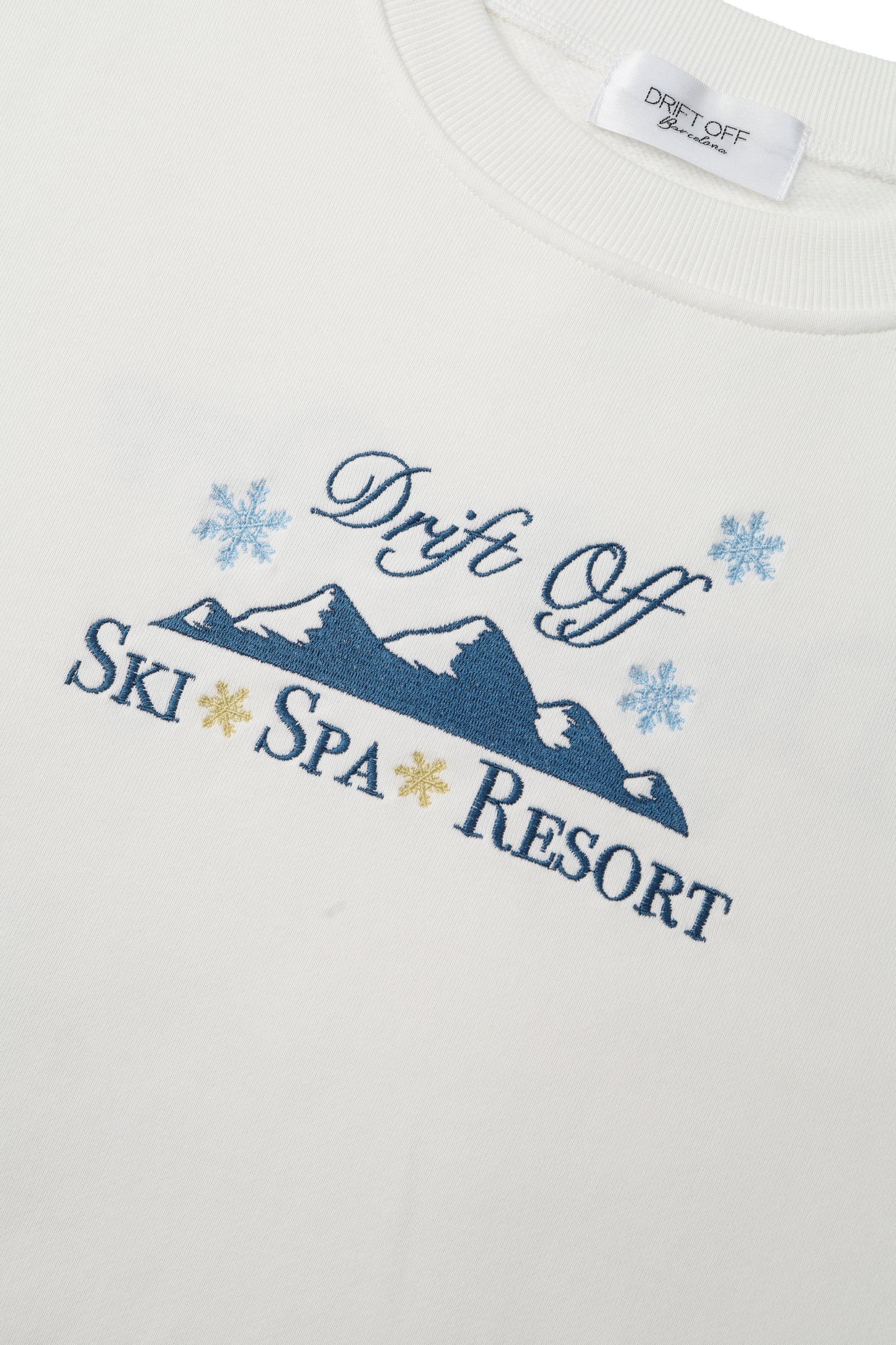 Sudadera Ski Spa Resort en color Blanco Nieve