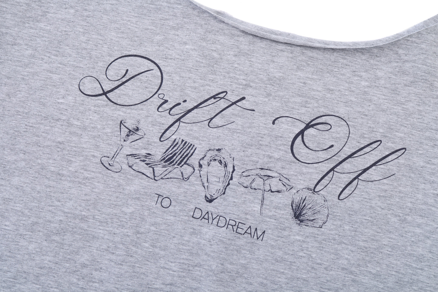 Top de bikini con hombros descubiertos en Gris