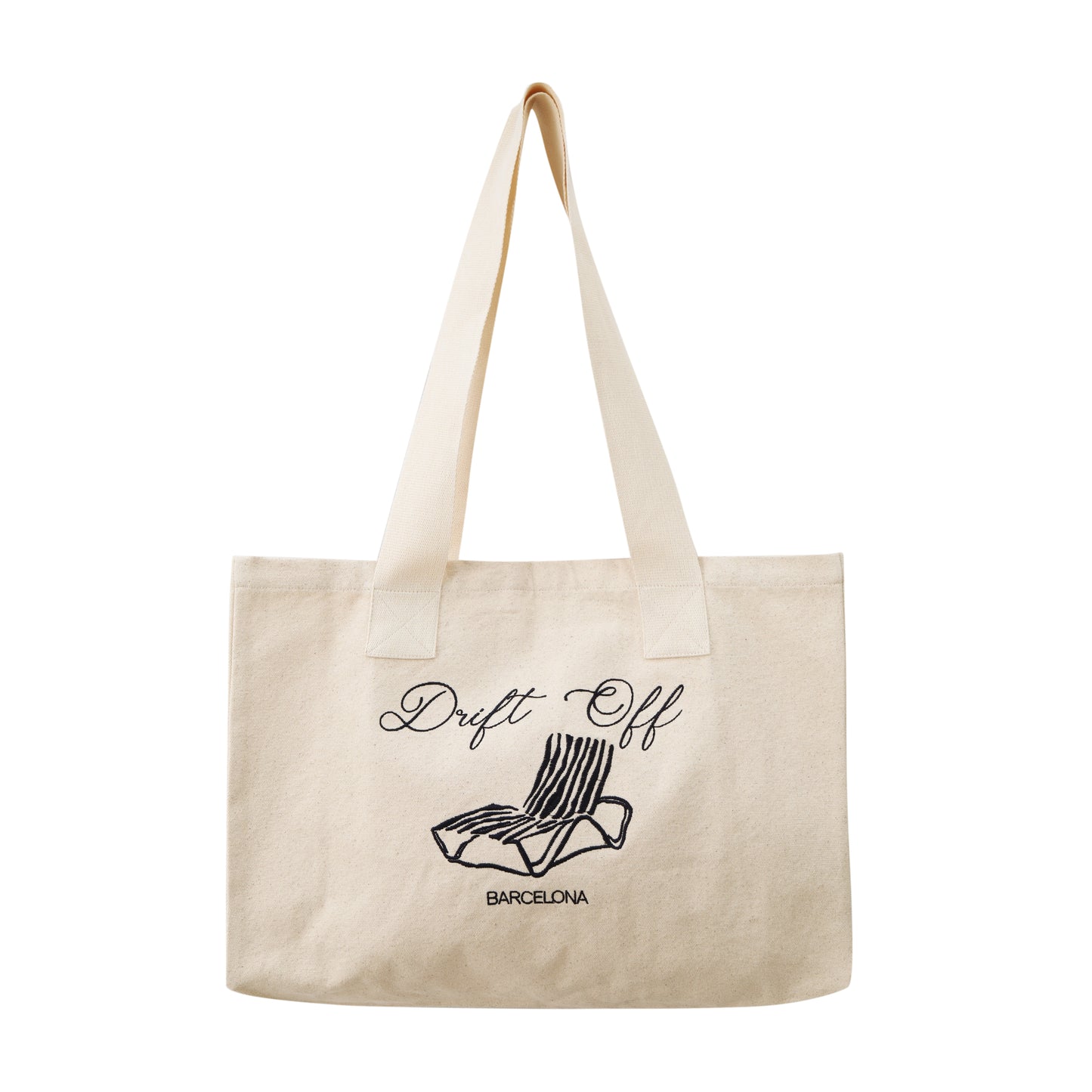 Bolso de playa con bordado Azul marino
