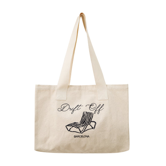 Bolso de playa con bordado Azul marino
