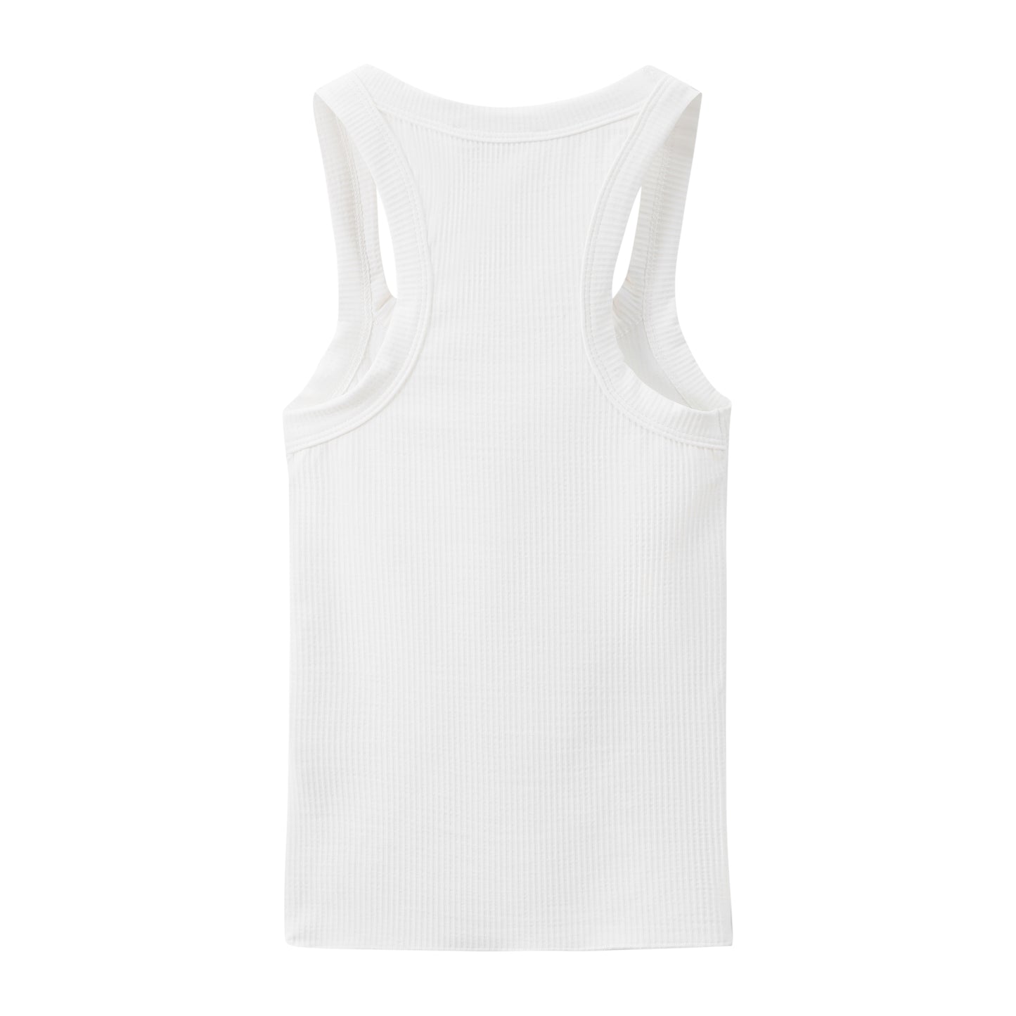 Top Blanco de algodón 100% con frase en inglés: "What a surprise. Right?"